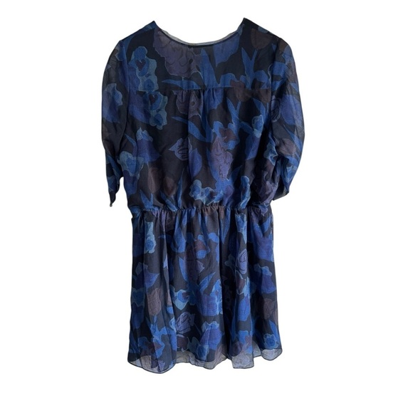 Ted Baker London Julea Floral Mini XL Navy Dress - Picture 4 of 8